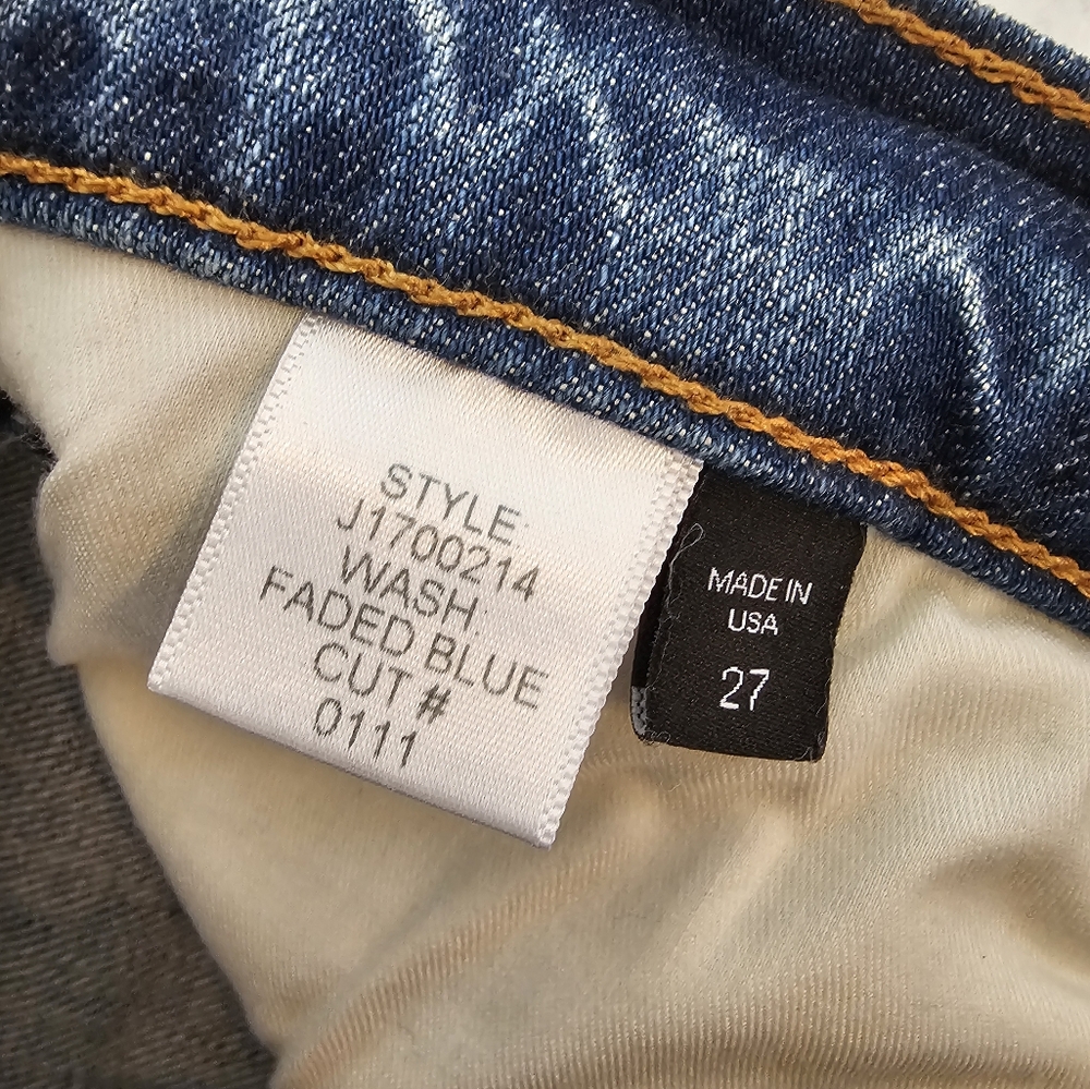 Veronica Beard INES 10.75" Girlfriend Blue Jeans 27 Preowned - Picture 5 of 10
